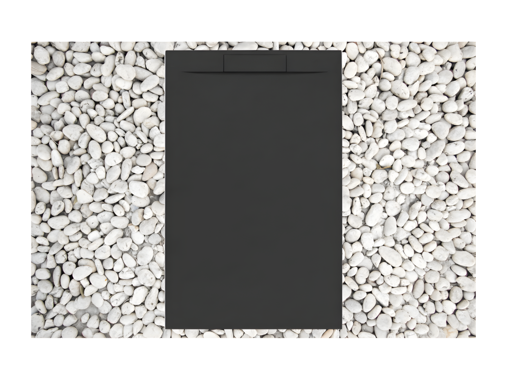 Meuble de maison en marbre noir, 160 x 100 cm