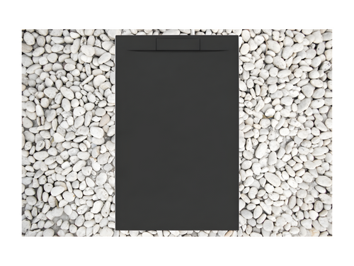 Meuble de maison en marbre noir, 160 x 100 cm