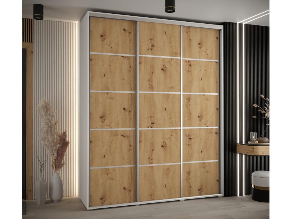 Armoire blanche, 190 x 60 x 235,2 cm