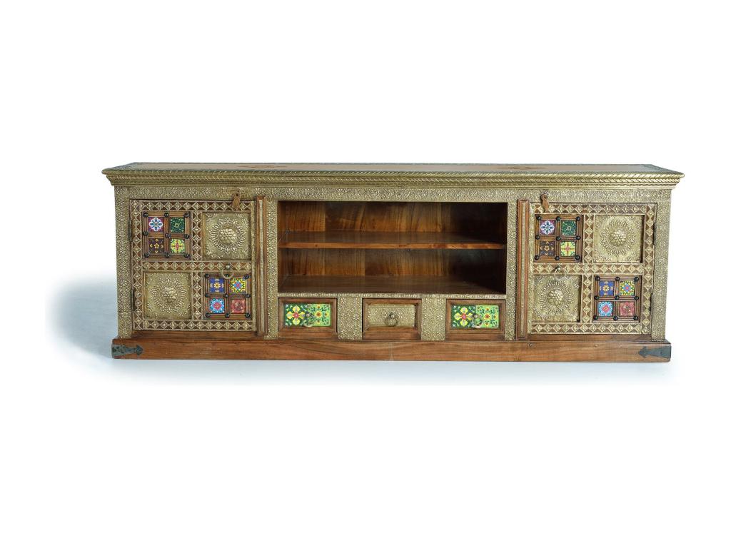 Meuble TV marron, 60 x 40 x 180 cm