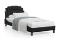 Matelas en similicuir noir, 90 x 200 cm - dlz1766459484956