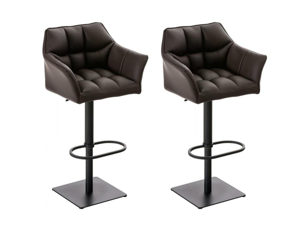 Meubles de maison en similicuir marron - dlz1766459667592