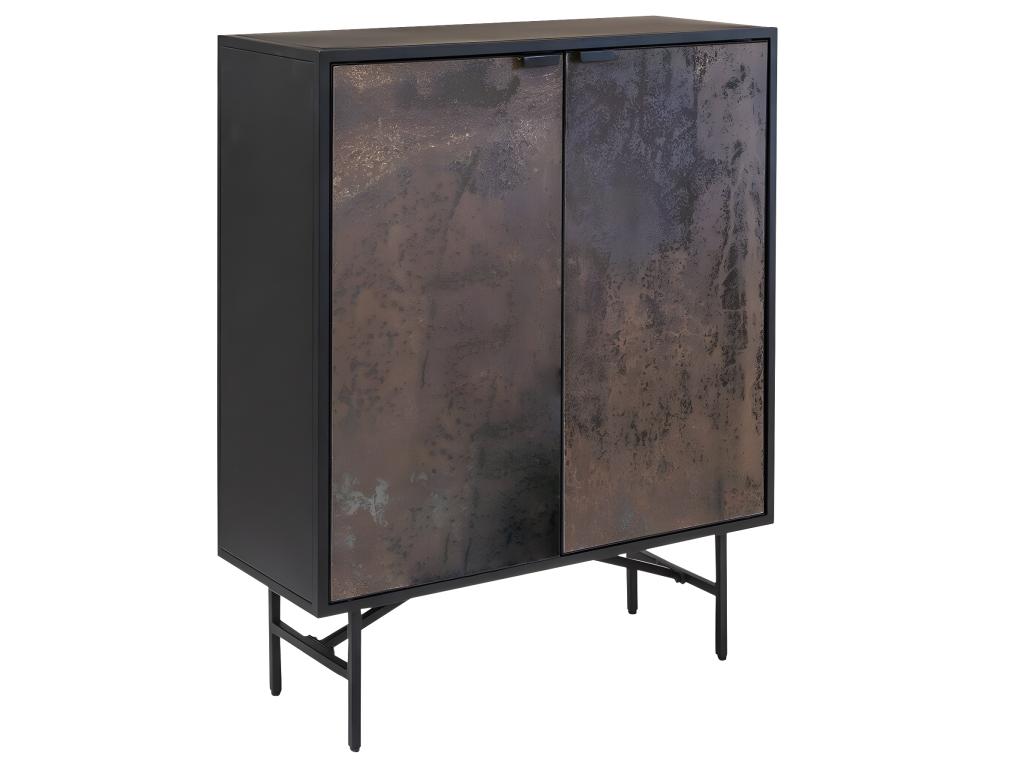 Buffet en métal noir