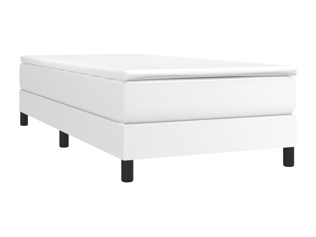 Matelas en similicuir blanc, 80 x 200 cm