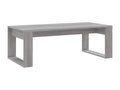 Table basse en bois d'ingénierie gris, 102 x 50 x 35 cm