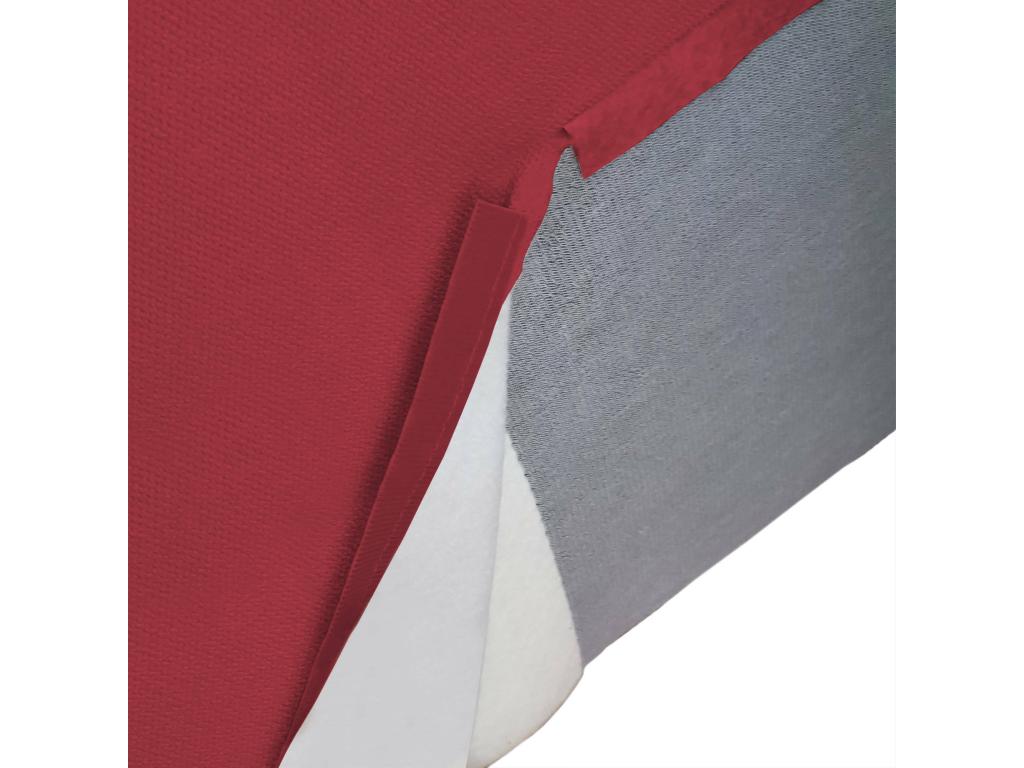 Fauteuil d'appoint en tissu rouge