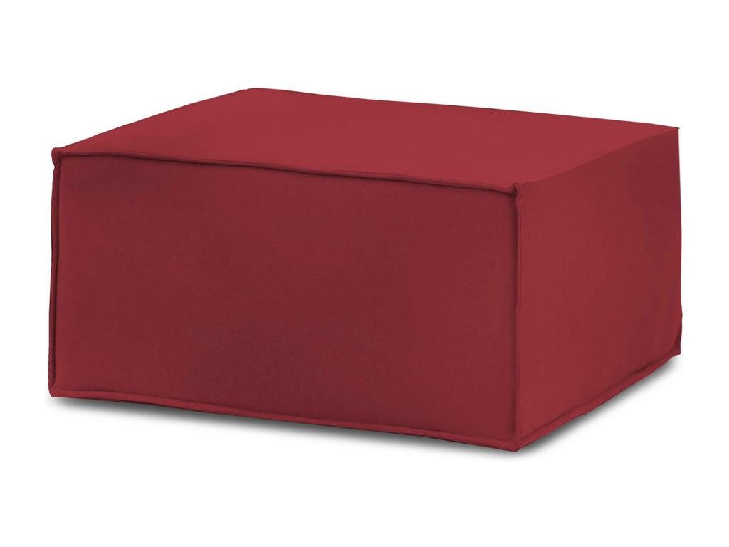 Fauteuil d'appoint en tissu rouge