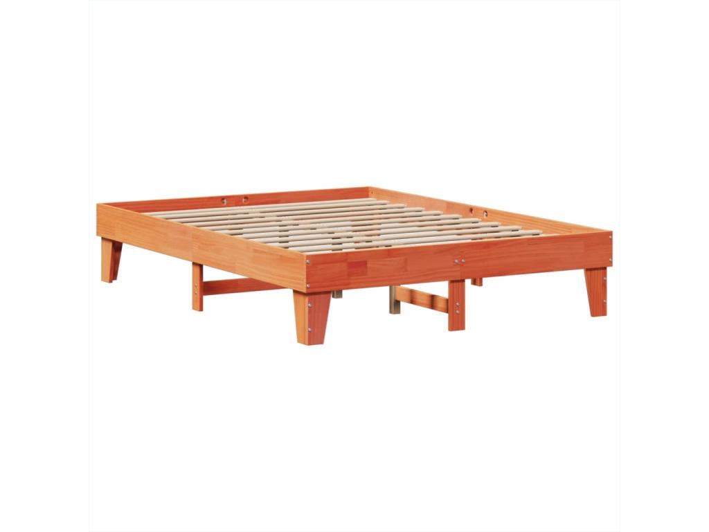 Matelas en bois de pin brun, 160 x 200 cm