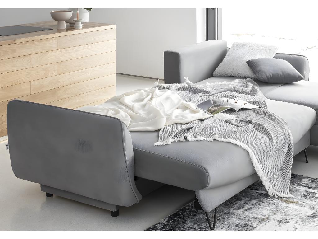 Canapé-lit en tissu