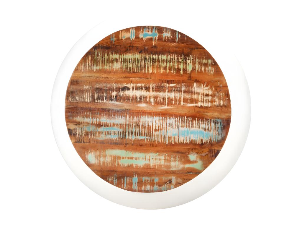 Table basse marron, 68 x 68 x 30 cm