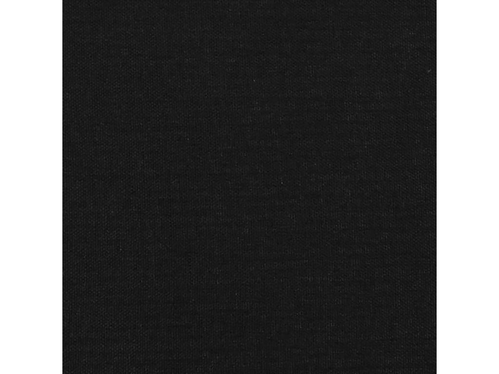 Lit en tissu noir, 163 x 23 x 78 cm