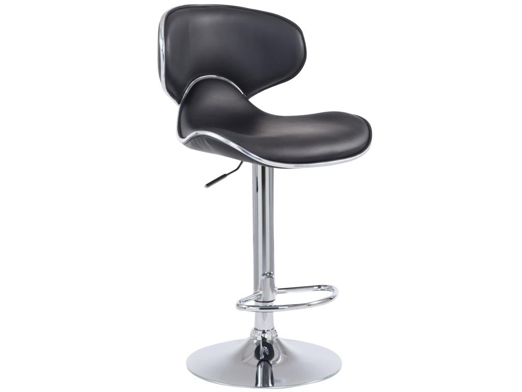 Meubles de maison en similicuir noir