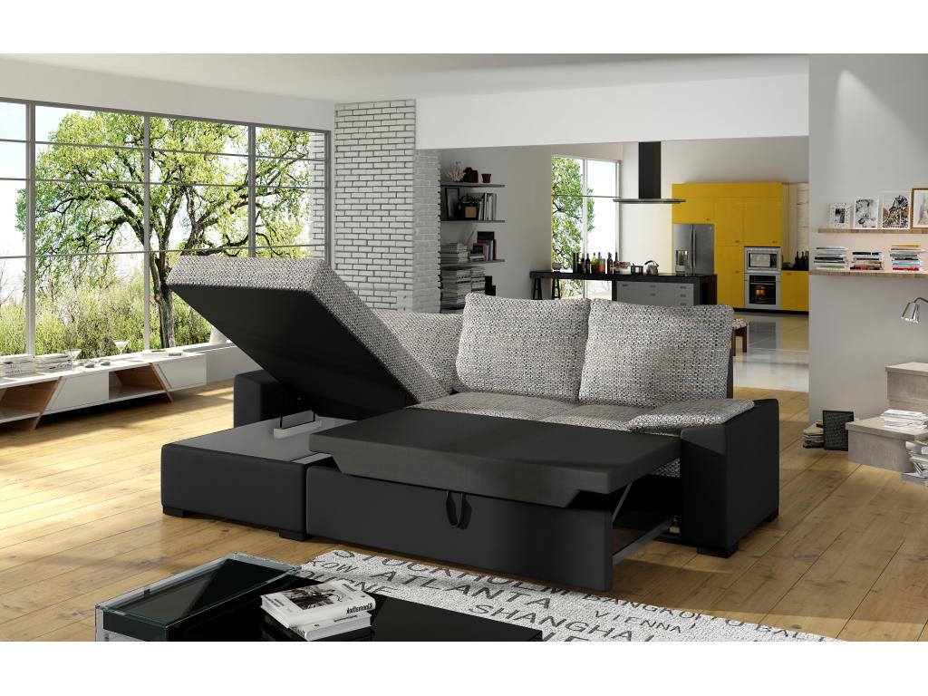 Canapé-lit en tissu beige - dlz1766459868462