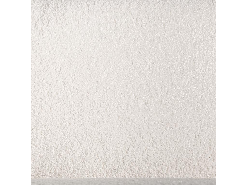 Mobilier d'intérieur en tissu bouclé blanc, 109 x 49 x 36 cm