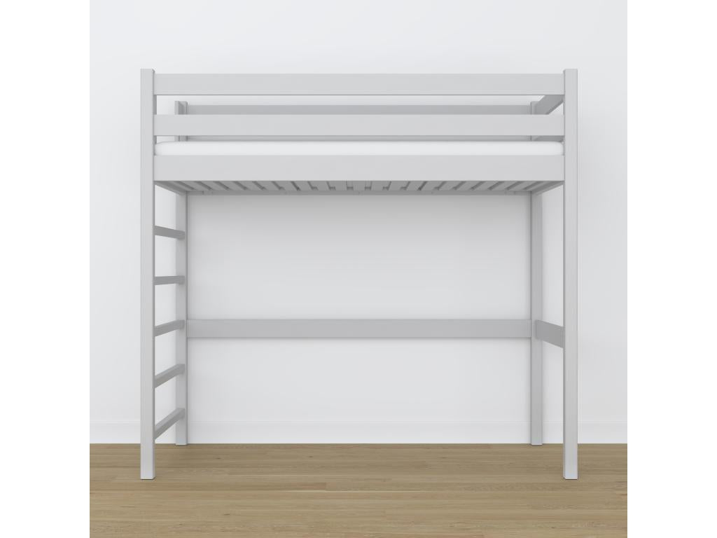 Lit gris, 80 x 180 cm