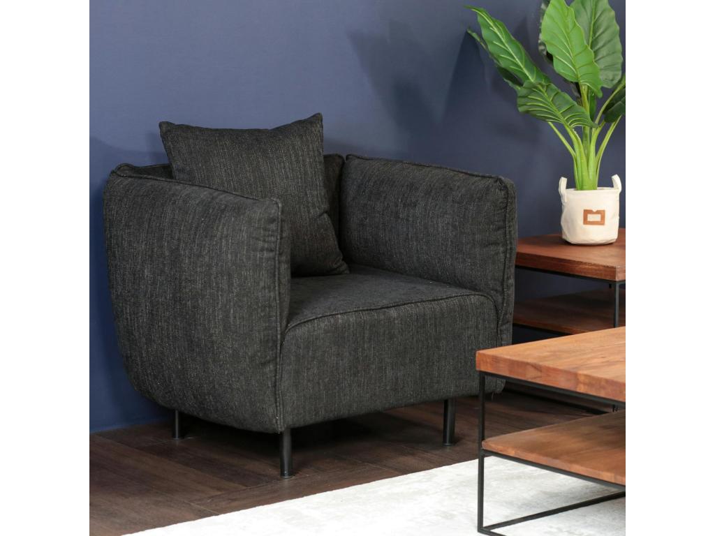Fauteuil d'appoint noir