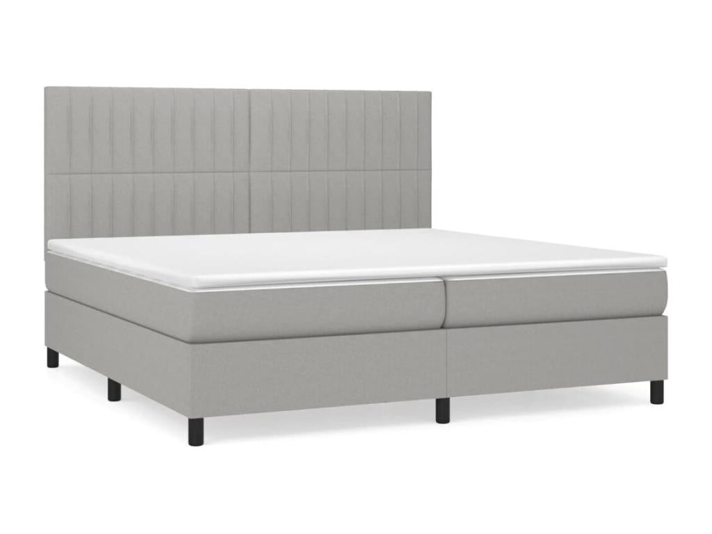 Matelas en tissu gris, 200 x 200 cm