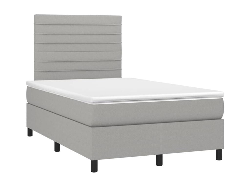 Matelas en tissu gris, 120 x 190 cm