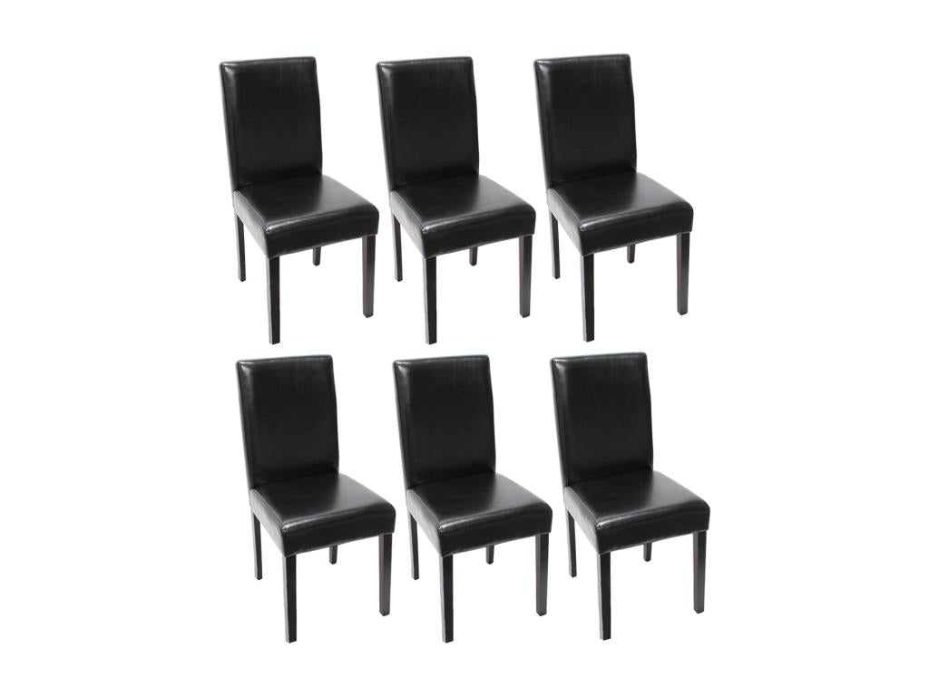 Fauteuil en cuir noir