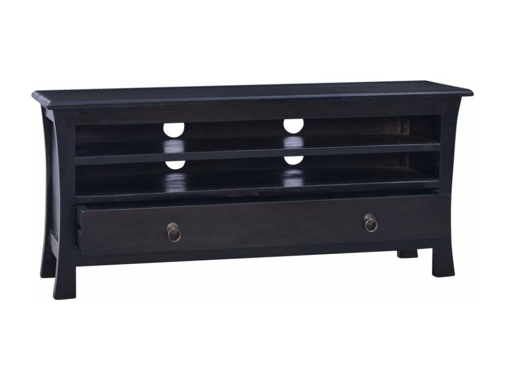 Meuble TV noir, 100 x 30 x 45 cm