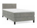 Matelas en velours gris, 80 x 200 cm