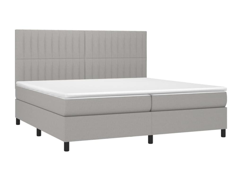 Matelas en tissu gris, 200 x 200 cm