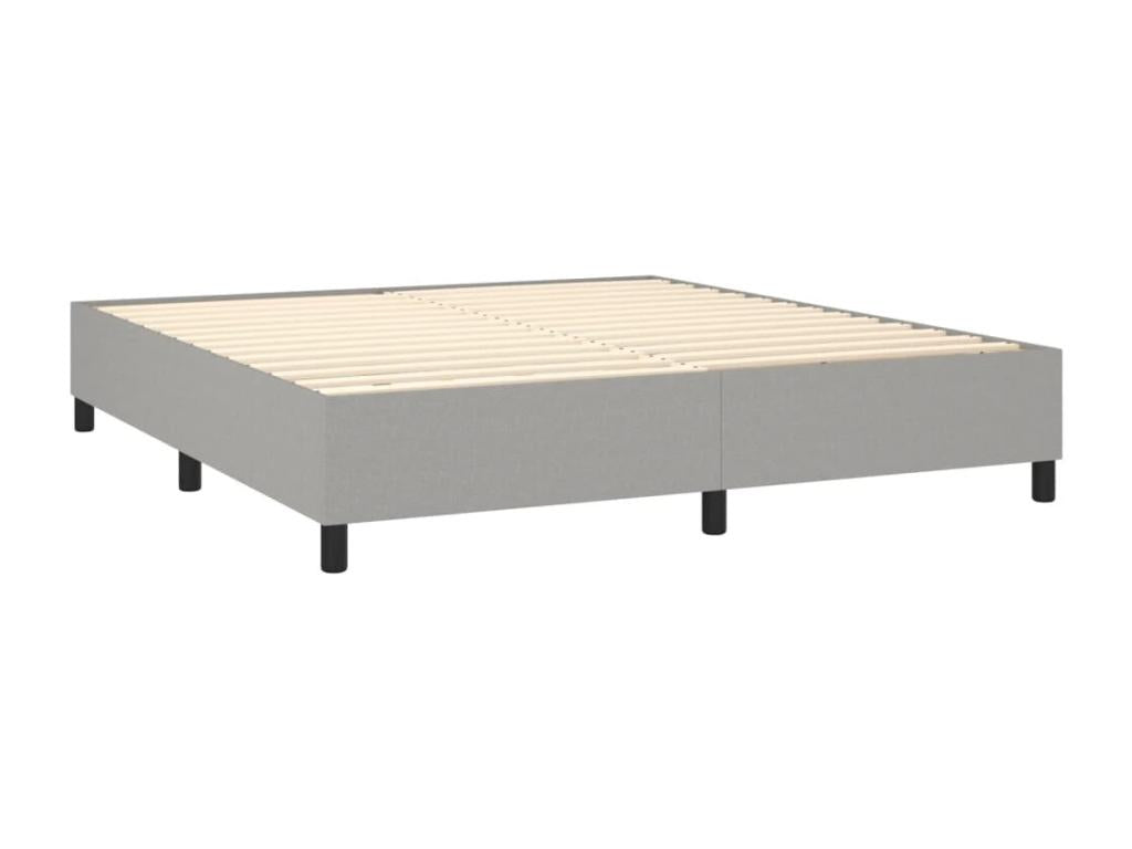 Matelas en tissu gris, 180 x 200 cm - dlz1766460061526