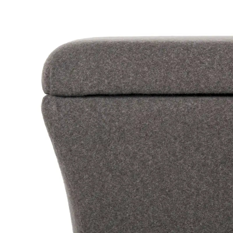 Banc de rangement SAFAVIEH Gigi en lin crème - 91,4 cm L x 48,3 cm P x 53,3 cm H