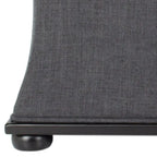 Banc de rangement SAFAVIEH Gigi en lin crème - 91,4 cm L x 48,3 cm P x 53,3 cm H