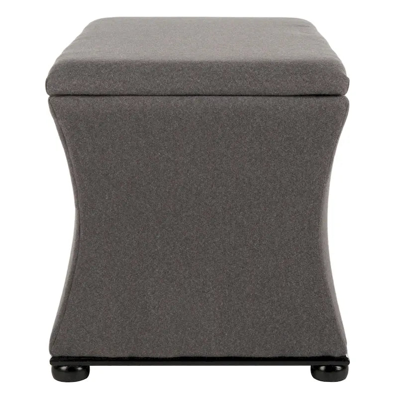 Banc de rangement SAFAVIEH Gigi en lin crème - 91,4 cm L x 48,3 cm P x 53,3 cm H