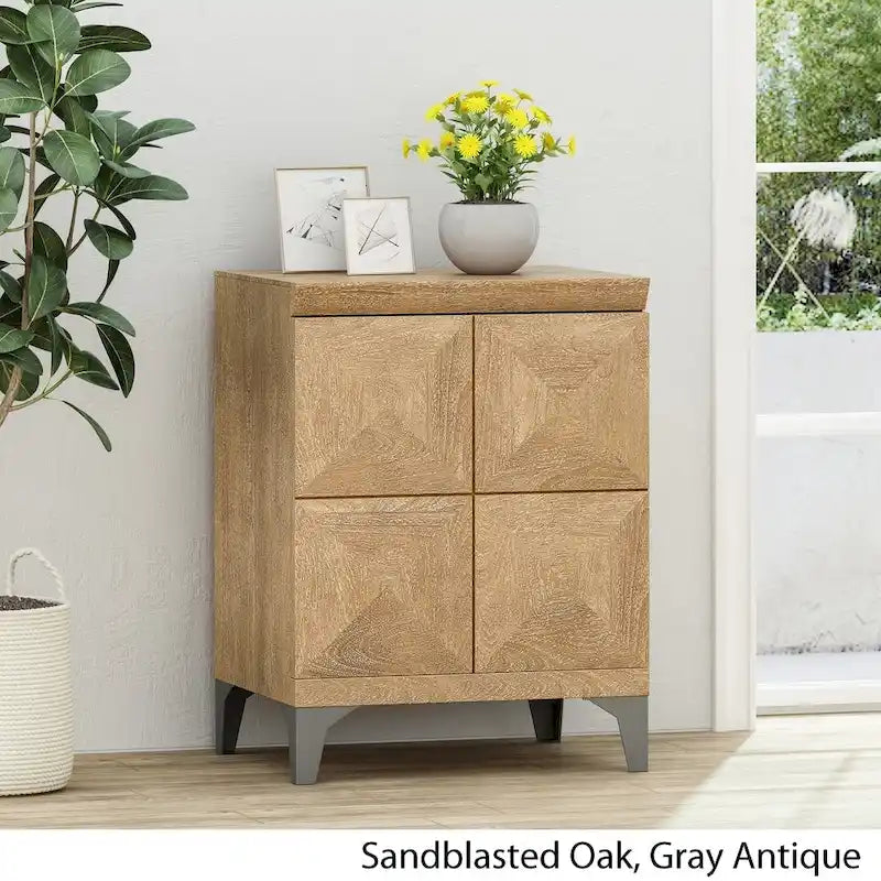 Meuble Glover Boho en bois de manguier, fabriqué à la main par Christopher Knight Home