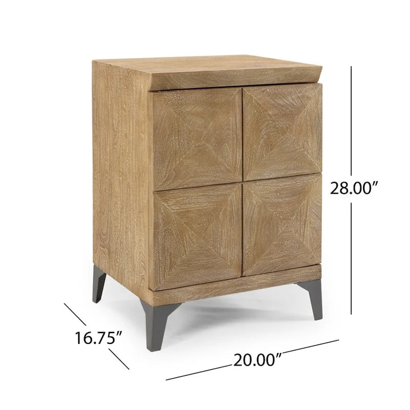 Meuble Glover Boho en bois de manguier, fabriqué à la main par Christopher Knight Home