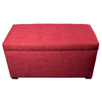 Banc coffre de rangement MJL Furniture Angela à 8 boutons capitonnés