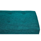 Banc coffre de rangement MJL Furniture Angela à 8 boutons capitonnés