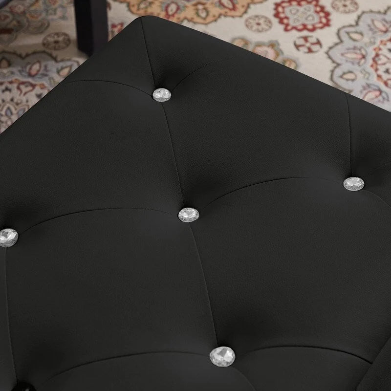 Banc de rangement, siège d'entrée rabattable avec charnière de sécurité, coffre de rangement avec assise rembourrée