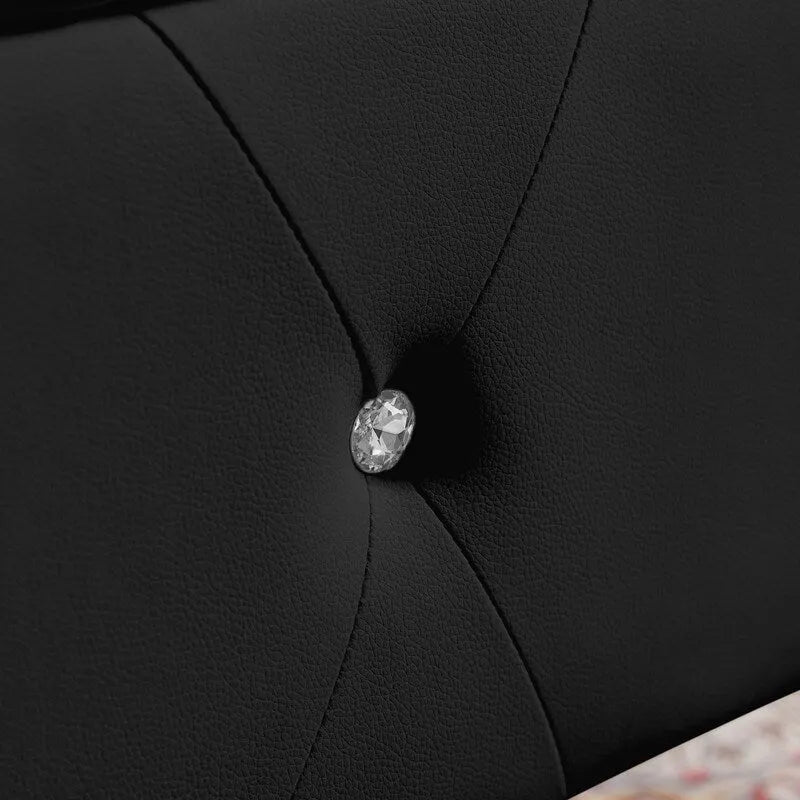 Banc de rangement, siège d'entrée rabattable avec charnière de sécurité, coffre de rangement avec assise rembourrée