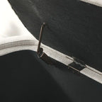 Banquette rembourrée en tissu de lin, grand espace de rangement, (51,5 x 20,5 x 17)