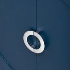 Meuble de rangement simple, meuble d'appoint avec placage en bois massif