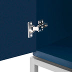 Meuble de rangement simple, meuble d'appoint avec placage en bois massif