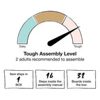 Commode à 6 tiroirs M. Kate Effie