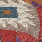 Banc capitonné Kilim fait main HERAT ORIENTAL - 12,5 x 16 x 30