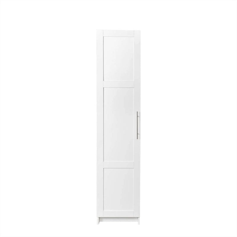 Armoire de rangement empilable, blanche