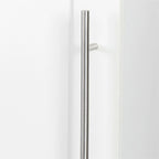 Armoire de rangement empilable, blanche