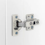 Armoire de rangement empilable, blanche