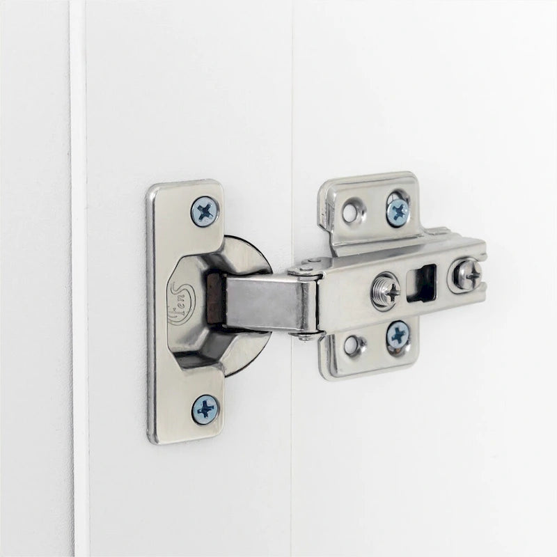 Armoire de rangement empilable, blanche