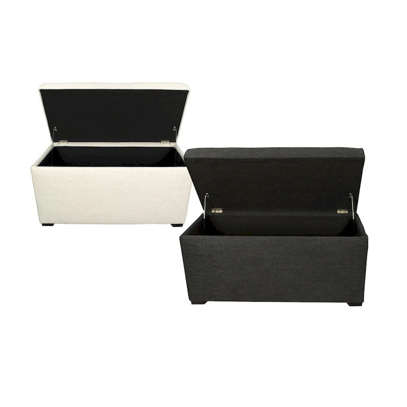 Angela 8 Button Tufted Belfast Storage Trunk - Bench