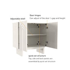 Meuble d'appoint en bois à 2 portes Clihome Furniture