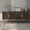Meuble d'appoint en bois à 4 portes Clihome Furniture