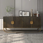Meuble d'appoint en bois à 4 portes Clihome Furniture
