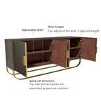 Meuble d'appoint en bois à 4 portes Clihome Furniture